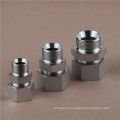 1DB-RN Metric Hose Adapter 24 cone H.T with nut and cutting ring/BSP male hydraulic adapters fittings